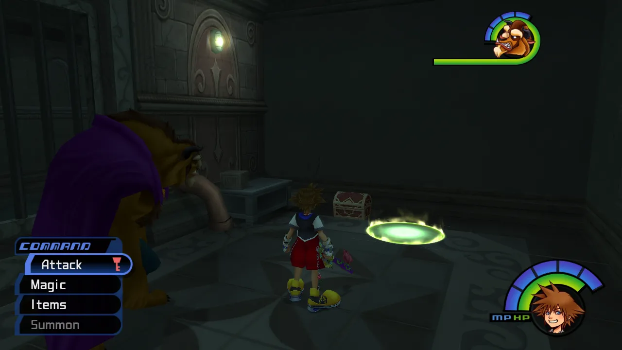 Hollow Bastion Waterway Near Save Chest